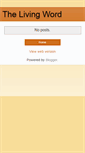 Mobile Screenshot of blog.thelivingword.us
